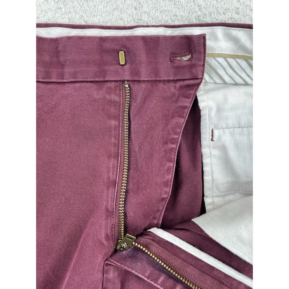 Banana Republic Pants Mens 36x30 Red Tapered Rapid Movement Chino Stretch Casual